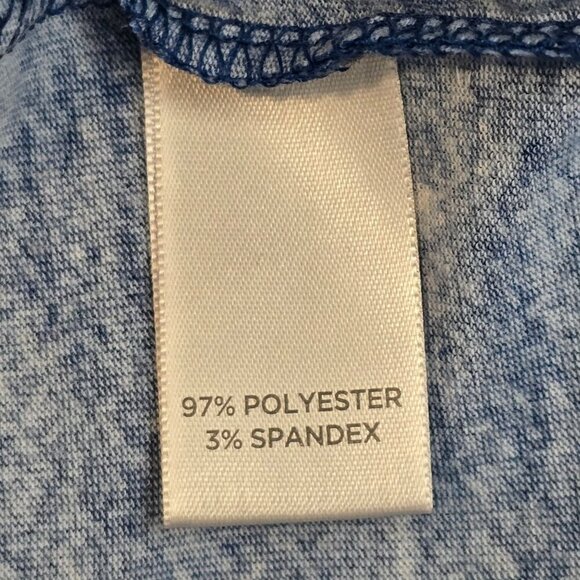 2/$15 Avenue Blue Star Print Cold Shoulder‎ Knit Top 22/24 (EUC) - Picture 7 of 7